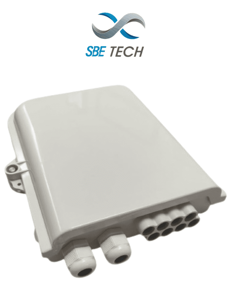 SBE TECH SBE-CDEXTFTTX2X8NL - Caja de distribución para FTTX para exterior 2 x 8 IP65