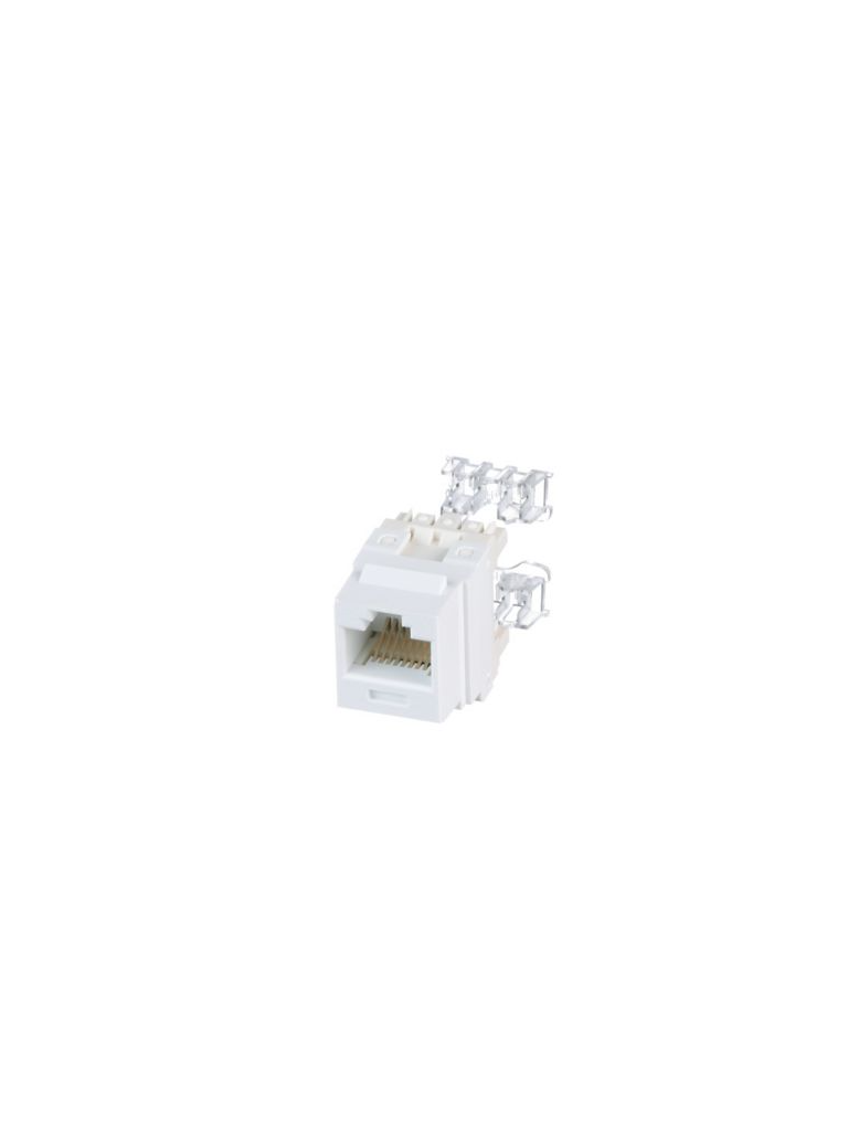 PANDUIT NK688MWH - Jack UTP RJ45 / Tipo Keystone / Categoría 6 / Blanco
