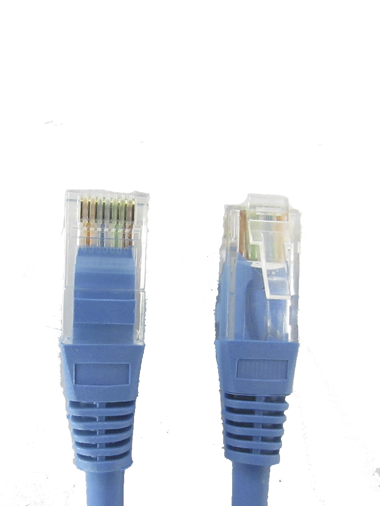 SAXXON P61UA - Cable patch cord UTP 1 metro / CAT 6 / Color azul