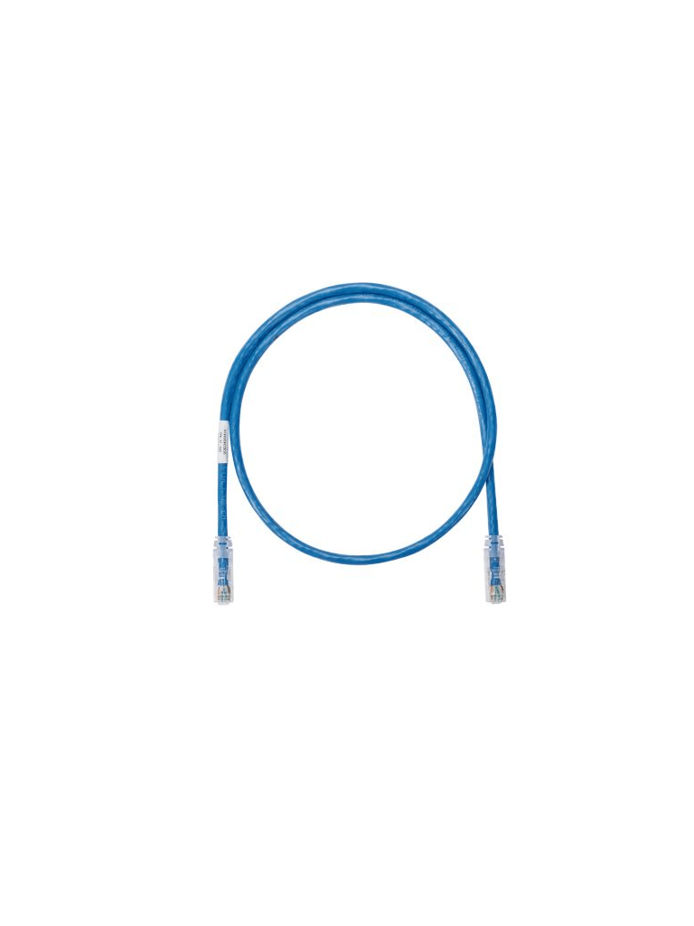 PANDUIT NK6PC5BUY - Patch Cord / Cable de Parcheo UTP / Con plug modular en cada extremo / Categoría 6 / 5 Pies (1.52 m) / Azul