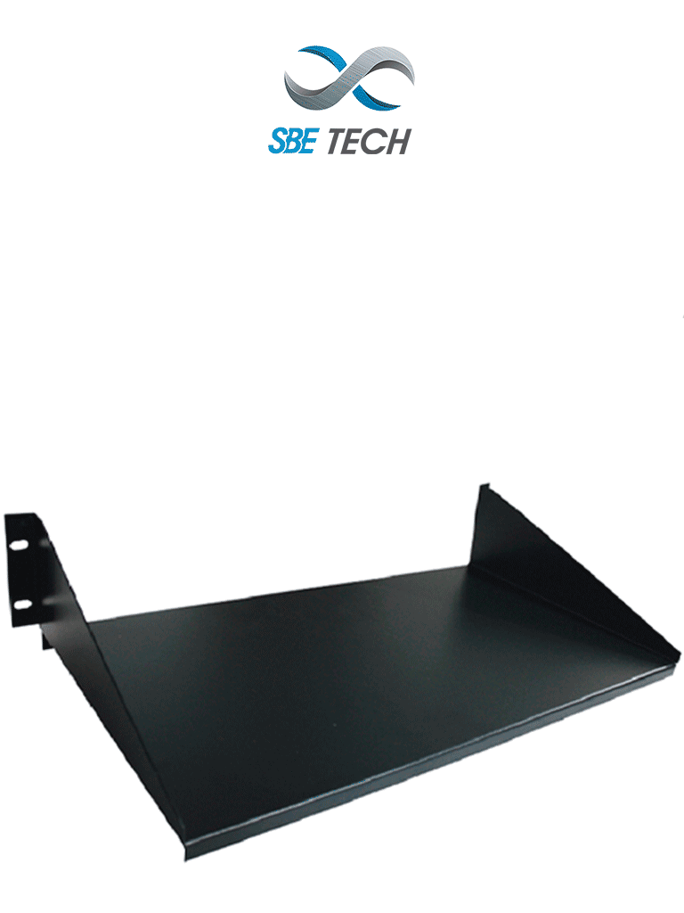 SBETECH SBE-CT1910 - Charola para rack fija medidas 10" (25.4 cm) de profundidad  x 19" (48.26 cm) de ancho, 2 Ur