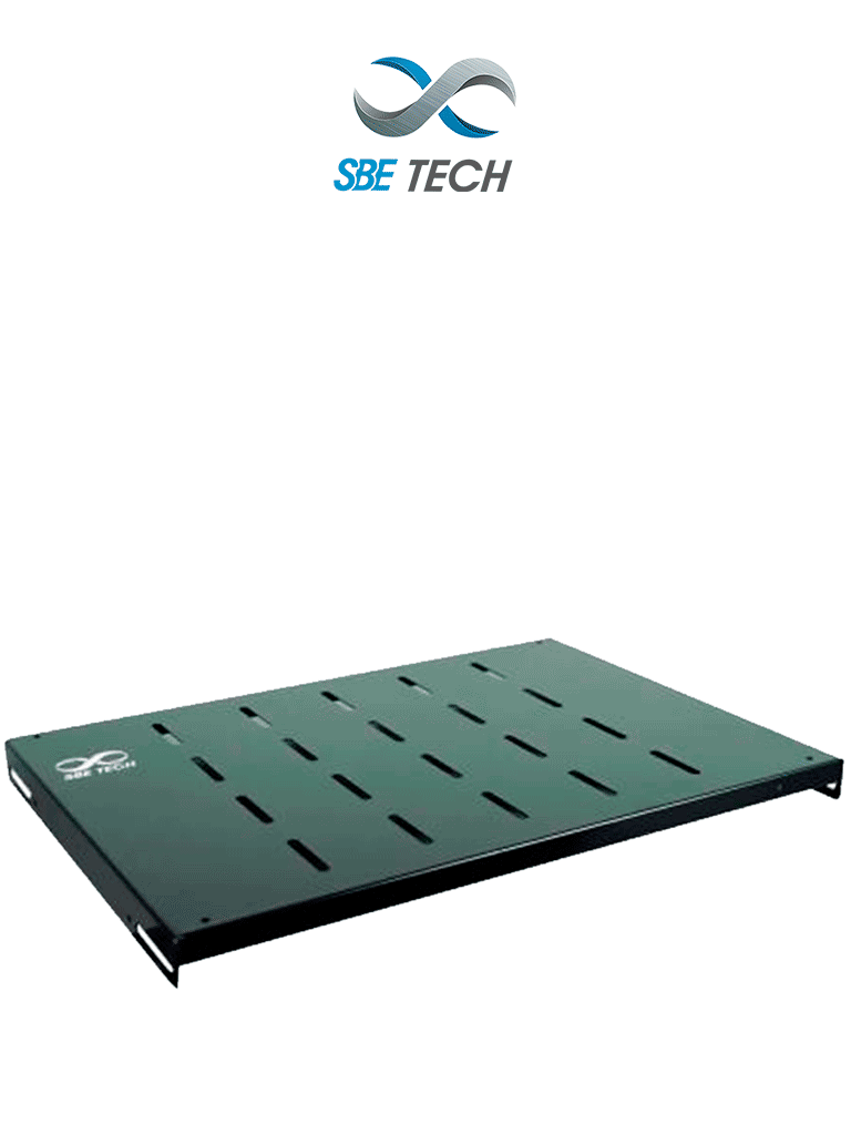 SBE TECH SBE-CF1915V -Charola fija ventilada de 1 UR , diseñada para gabinetes con 60 cm de profundidad. Cuenta con 35 cm de profundidad.
