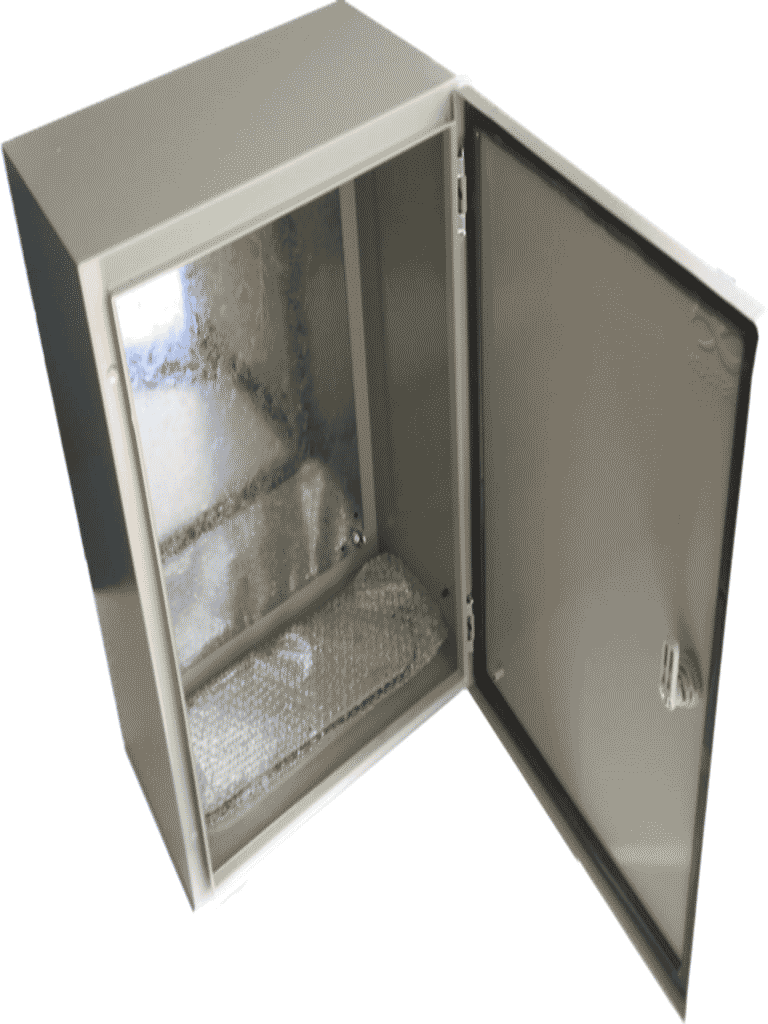 SBE TECH SBE-604025 Gabinete metálico / Alto 60.0 cm/ Ancho 40.0 cm/ Profundidad 25.0 cm grado IP 65 NEMA 4