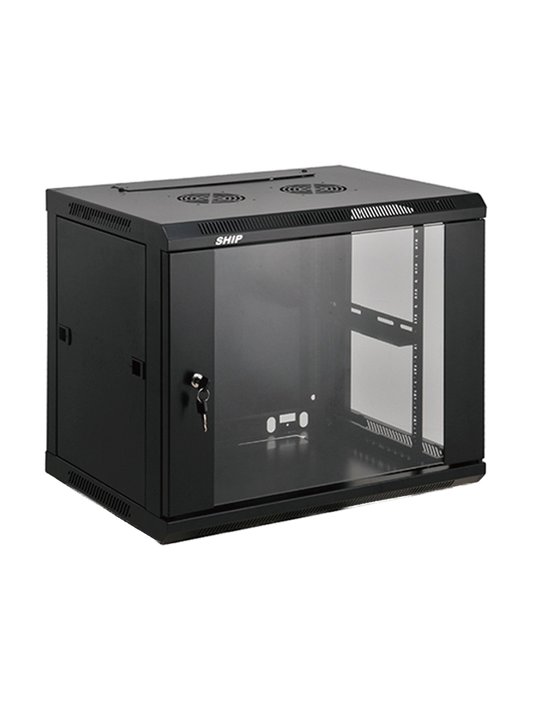 SAXXON SA661201 - Gabinete de pared de 12 UR, fijo, capacidad de carga de 60 Kg. Dimensiones: 60x60x63.5 cm.