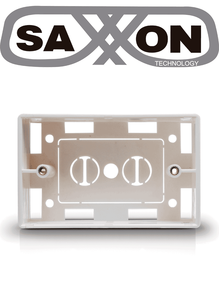 SAXXON A164B - Caja para placa de pared / Usos multiples / Color blanco
