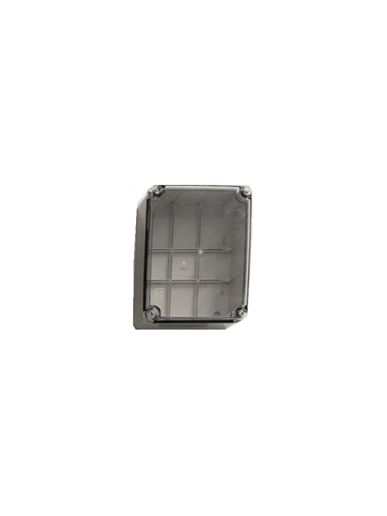 SBE TECH SBE-TR24019090 - Gabinete plástico para exteriores, cubierta transparente, 24x19x9 cm, termoplástico auto extinguible, IP67, alta resistencia al impacto, color gris