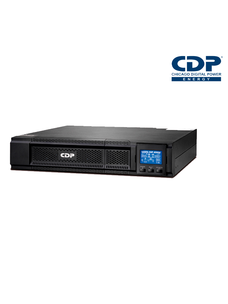 CDP  UPO11-3RT  UPS online / 3000VA / 2700W / Onda senoidal pura /  Rackeable / Pantalla LCD / 8 Terminales de salida NEMA 5-15R / Requiere clavija o adaptador NEMA 5-30R