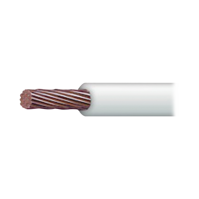 Imagen de Cable Eléctrico 18 awg  color blanco, Conductor de cobre suave. Aislamiento de PVC, auto-extinguible. BOBINA de 100 MTS