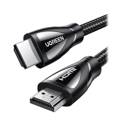 Imagen de Cable HDMI 2.1 de Nylon Trenzado / 1 Metro / 8K@60Hz/4K@120Hz / eARC (Canal de Retorno de Audio / HDR10+ / VVR / HEC (Canal Ethernet HDMI) / ALLM / 3D / Dolby Atmos / Dolby Visión / 48 Gbps / Mayor Duración.