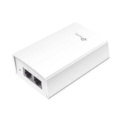 Imagen de Inyector PoE Pasivo de 48V (24 Watts) / 2 puerto 10/100/1000 Mbps / Plug and Play / Montaje en Pared