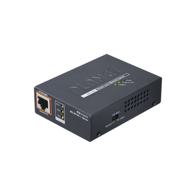 Imagen de Inyector PoE 802.3af/at/bt , Hasta 95 Watts, Puerto Gigabit con Fuente Externa