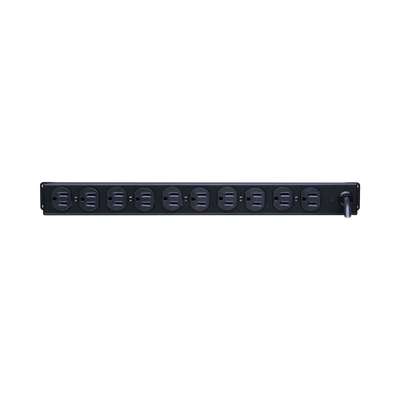 Imagen de PDU Básico Para Distribución de Energía, Con 10 Tomas NEMA 5-15R Traseras, 1UR, 15 Amp, 120 Vca