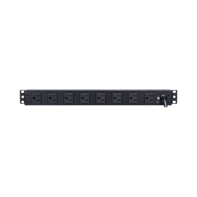 Imagen de PDU Básico Para Distribución de Energía, Con 8 Tomas NEMA 5-15R Traseras, 1UR, 15 Amp, 120 Vca