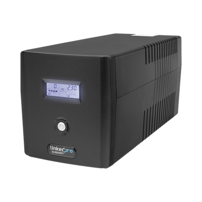 Imagen de UPS 1200VA/720W Pantalla LCD / Línea Interactiva 120Vca / 6 tomas 5-15R (4 Respaldadas) / Regulación de Voltaje / Protección RJ45
