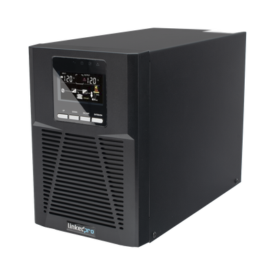 Imagen de UPS 1000VA/900W  Online Doble Conversión /Pantalla LCD / 3 tomas 5-15R / Regulación de Voltaje / Protección RJ45