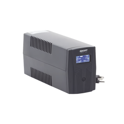 Imagen de UPS de 850VA/510W / Topología Línea Interactiva / Entrada y Salida 120 Vca / Clavija NEMA 5-15P / 6 Tomas NEMA 5-15R / Sin RJ11 ni RJ45