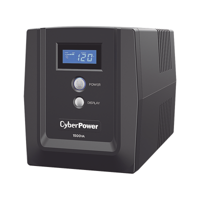 Imagen de UPS de 1500 VA/900 W, Topología Línea Interactiva, Entrada 120 Vca NEMA 5-15P, y 8 Salidas NEMA 5-15R, Con Regulador de Voltaje (AVR)