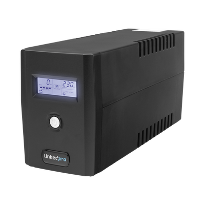 Imagen de UPS 800VA/480 W Pantalla LCD / Línea Interactiva 120Vca / 6 tomas 5-15R (4 Respaldadas) / Regulación de Voltaje / Protección RJ45