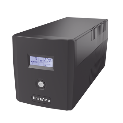 Imagen de UPS 1000VA/600 W Pantalla LCD / Línea Interactiva 120Vca / 6 tomas 5-15R (4 Respaldadas) / Regulación de Voltaje / Protección RJ45