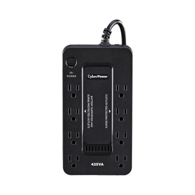 Imagen de UPS de 425 VA/255 W, Topología Standby, Entrada 120 Vca NEMA 5-15P, Tipo Gabinete Compacto, Con 8 Tomas NEMA 5-15R