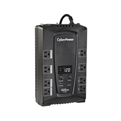 Imagen de UPS de 825 VA/450 W, Topología Línea Interactiva, Entrada 120 Vca NEMA 5-15P, Tipo Gabinete Compacto, Con 8 Tomas NEMA 5-15R