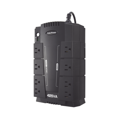 Imagen de UPS de 425 VA/255 W, Topología Standby, Entrada 120 Vca NEMA 5-15P, Tipo Gabinete Compacto, Con 8 Tomas NEMA 5-15R