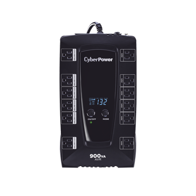 Imagen de UPS de 900 VA/480 W, Topología Línea Interactiva, Entrada 120 Vca NEMA 5-15P, Tipo Gabinete Compacto, Con 12 Tomas NEMA 5-15R