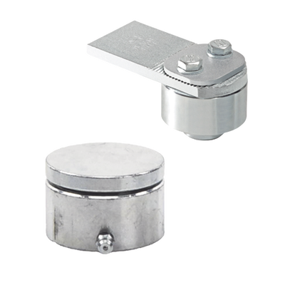 Imagen de 85G+87G / Kit de Bivelo y Tejuelo Grandes Para Puertas de Hasta 650 Kg