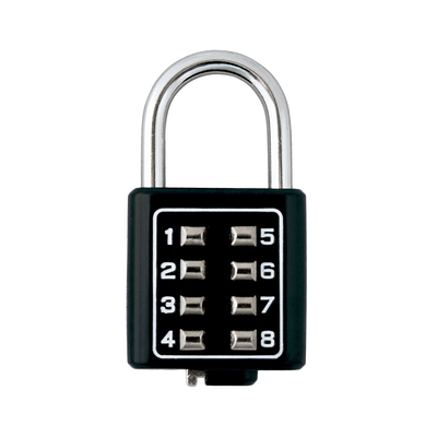 Imagen de Candado Digital de Combinación M35 / No Requiere Llave / Combinación única integrada por 4 dígitos / Color Negro.
