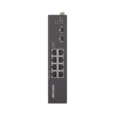 Imagen de Switch Industrial No Administrable Gigabit / 6 Puertos Gigabit PoE+ (30 W) + 2 Puertos Gigabit PoE++ (60 W) / 2 Puertos SFP / 120 W Total / 48 a 57 VCD / Ideal para Proyectos / 300 Metros de Distancia