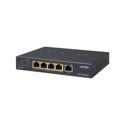 Imagen de Extensor Ultra PoE de 65 Watts Con 4 Puertos Gigabit de Salida 802.3 af/at