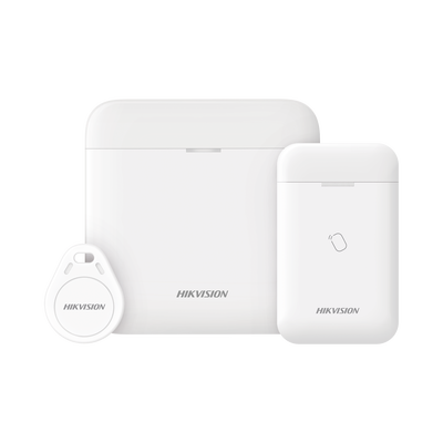 Imagen de (AX PRO) KIT de Alarma AX PRO con GSM (3G/4G) para RONDINES / Incluye: 1 Hub con bateria de respaldo/ 1 Lector Tag / 1 Tag / Compatible con Hik-Connect P2P