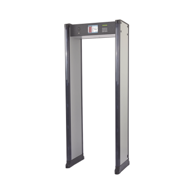 Imagen de Arco Detector de Metales de 6 Zonas con Anclaje para Fijarse al Piso. Incluye Sensor IR para evitar falsas Alarmas / Certificado por la Administración Federal de Aviación de EE. UU. (FAA)