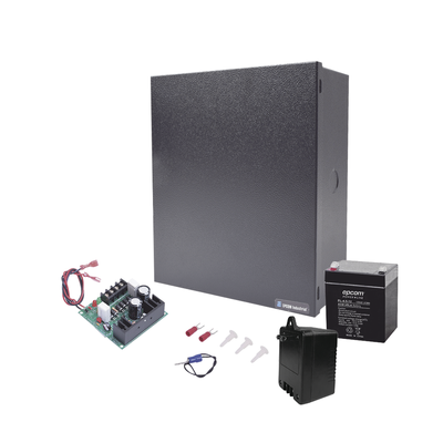 Imagen de Fuente de 12 Vcc/1A para Control de Acceso con Batería Incluida.
