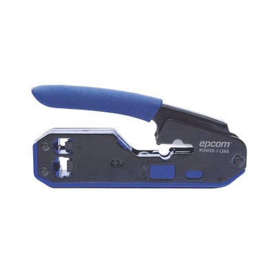 Imagen de Pinza SLIM para Corte y Terminado de Plugs RJ45/RJ11, Acero al Carbón y Mango Ergonómico.