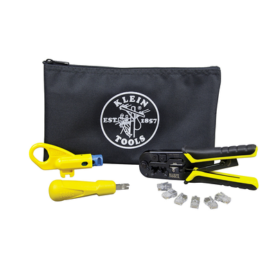 Imagen de Kit de Instalación de cable UTP con Estuche (Desforrador + Ponchadora + Ponchadora 110).