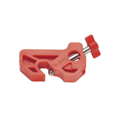 Imagen de Bloqueador de Interruptor Termomagnético LOTO, tipo Riel DIN o Mini Interruptor. Color  rojo