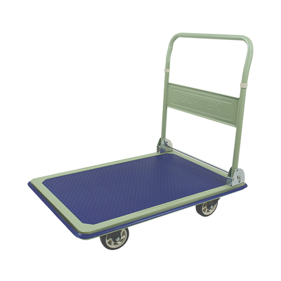 Imagen de Carro Plataforma con capacidad 300 Kg / Base metálica resistente con protección plástic / 4 Ruedas TPR duraderas."
