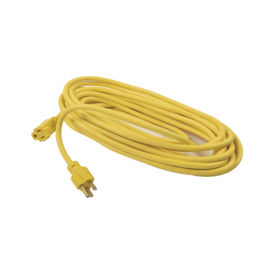 Imagen de Extensión eléctrica de uso rudo aterrizada 10 metros / 127 V CA 10 A Máximo / Color Amarillo.