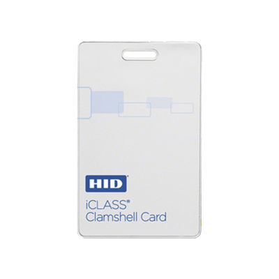 Imagen de Tarjeta iClass Clamshell (Gruesa) / 2 k memoria / Programada  a 26 bits Aleatoriamente/ Garantía de por Vida