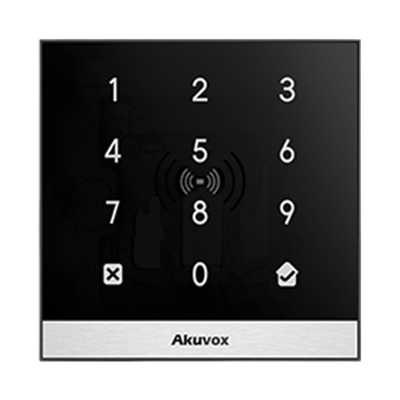 Imagen de Teclado de Control de Acceso Inteligente / Administración 100% en la Nube / Interfaz WEB / POE / Lector Prox 125 kHz / MIFARE 13.56MHz / NFC / APP Smart Plus / Control de 1 Puerta / PIN Para Visitas / IP65