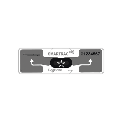 Imagen de Tag UHF transparente con adhesivo para Vehiculo ( EPC Gen 2 )
