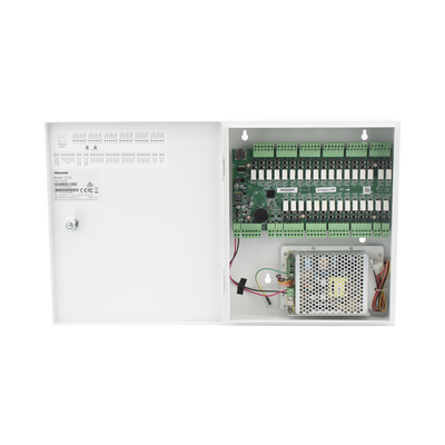Imagen de Controlador de Elevador IP Para 32 Pisos / Gestión 100% en la Nube / Interfaz Web / Pases Temporales desde App / Activación de Pisos desde App/ Wiegand / POE / 20,000 Tarjetas /100,000 Eventos / Compatible con Videoporteros Akuvox