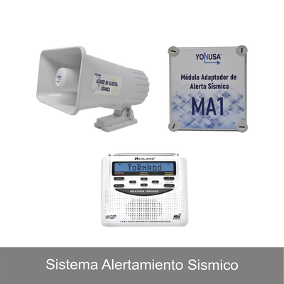 Imagen de KIT de Alertamiento SISMICO con Audio Oficial SASMEX