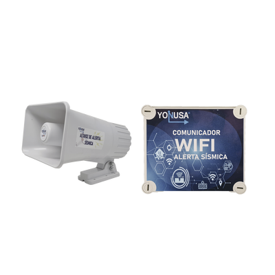 Imagen de KIT de Alertamiento SISMICO con Audio Oficial SASMEX por WIFI