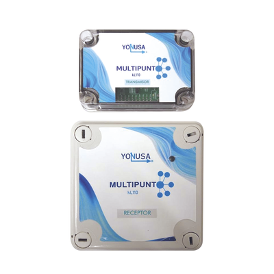 Imagen de KIT Transmisor / Receptor Inalámbrico para KLT110 / 1 KM Linea de Vista / Multi-Punto Soporta 10 Equipos