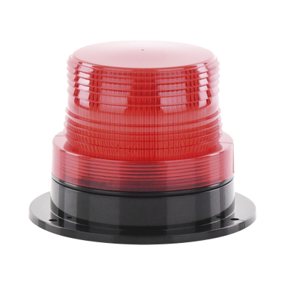 Imagen de Burbuja Brillante de Larga Vida Útil, con 8 LEDs Color Rojo, Domo Rojo, 110 Vca
