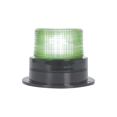 Imagen de Burbuja Brillante de Larga Vida Útil, con 8 LEDs Color Verde, Domo Verde, 110 Vca