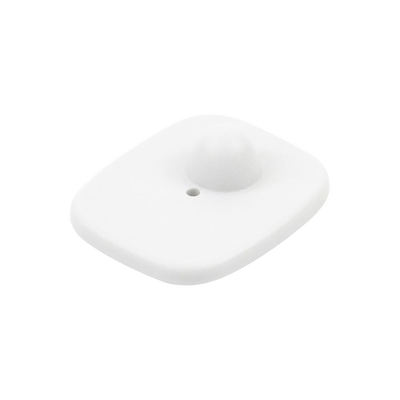 Imagen de Paquete de 100 Tags RF Para Ropa, Tipo Mini Square, Color Blanco