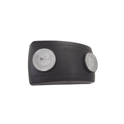 Imagen de Luz de Emergencia Dual LED ultra compacta/150 lúmenes/Luz fría/Batería de Respaldo Incluida/Botón de test / Color Negro